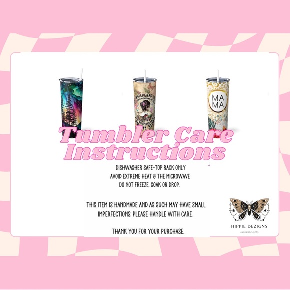 Rainbow Sheep 🌈 20oz Tumbler With Lid & Straw - Picture 2 of 2